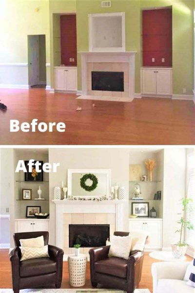 35 Awesome Before and After Living Room Makeovers for 2024 | Decor Home ...