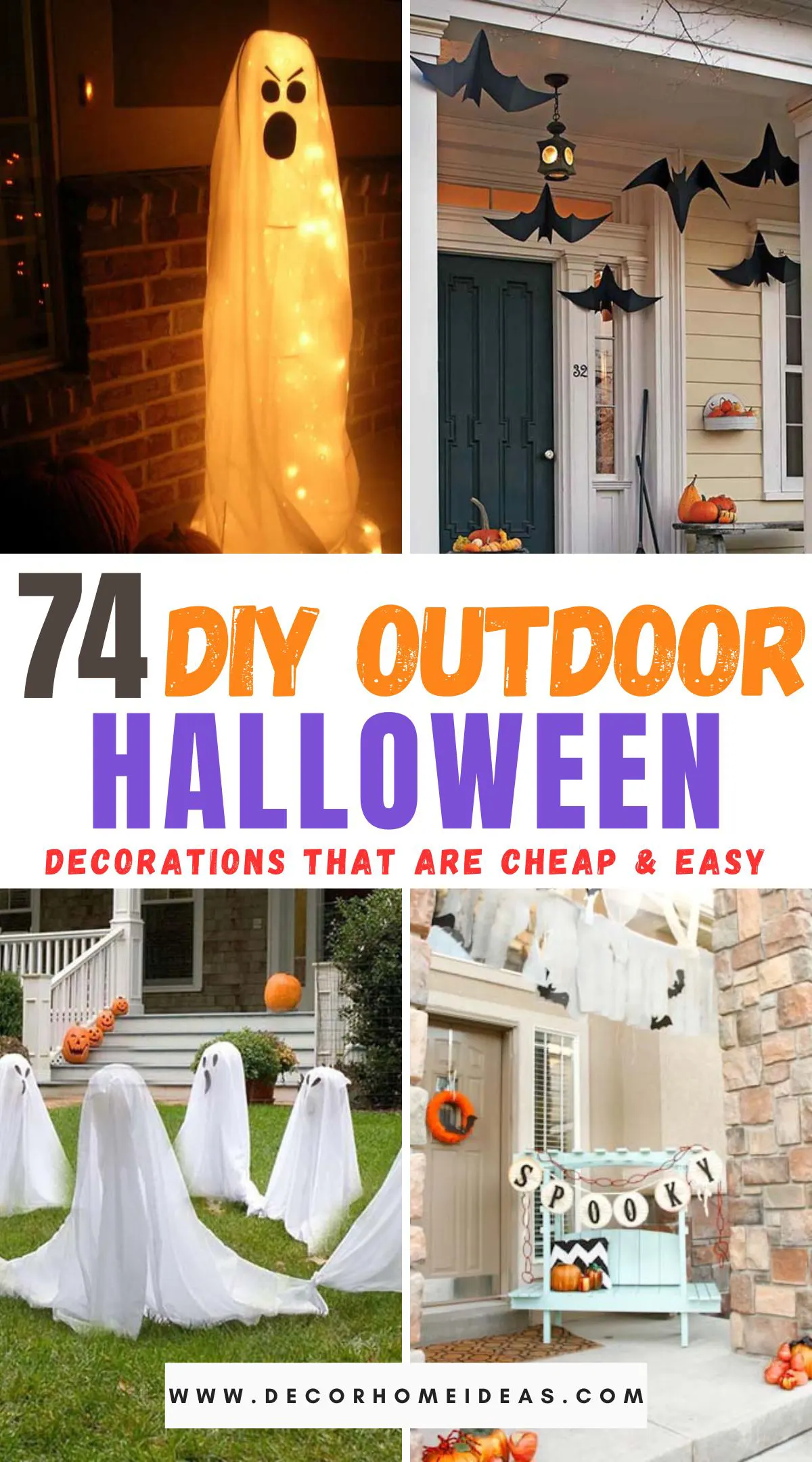 Transform your yard with spooky outdoor Halloween decor! Discover DIY ideas for scary Halloween decorations, perfect for creating a haunted atmosphere. From eerie front yard displays to creative outdoor decorating ideas, make your house the spookiest on the block. Embrace the Halloween spirit with these do-it-yourself outdoor projects! #HalloweenDecor #DIYHalloween #SpookyYard