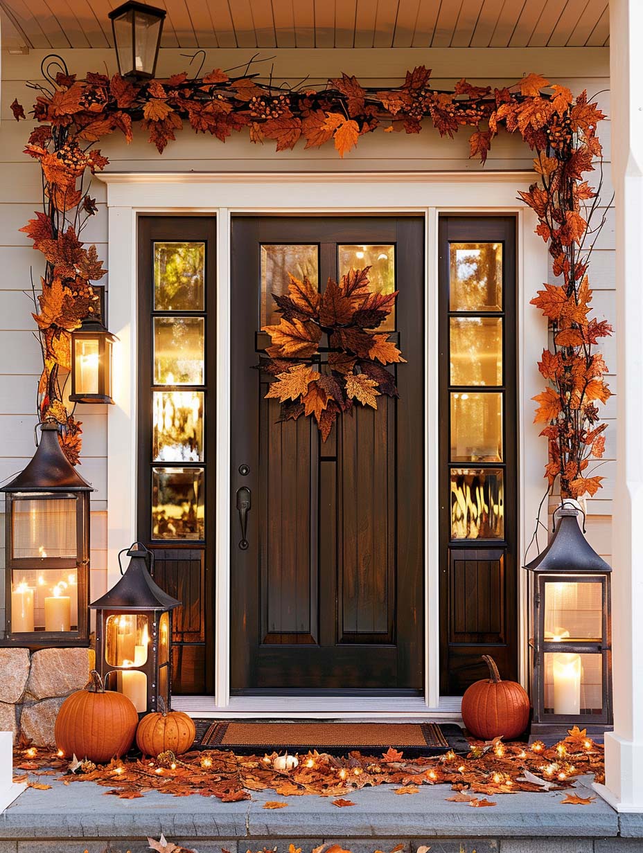 DIY Fall Front Door Decor 3
