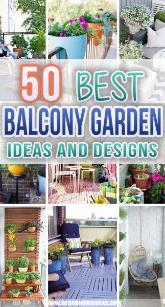 50 Inspiring Balcony Garden Ideas for 2023 | Decor Home Ideas