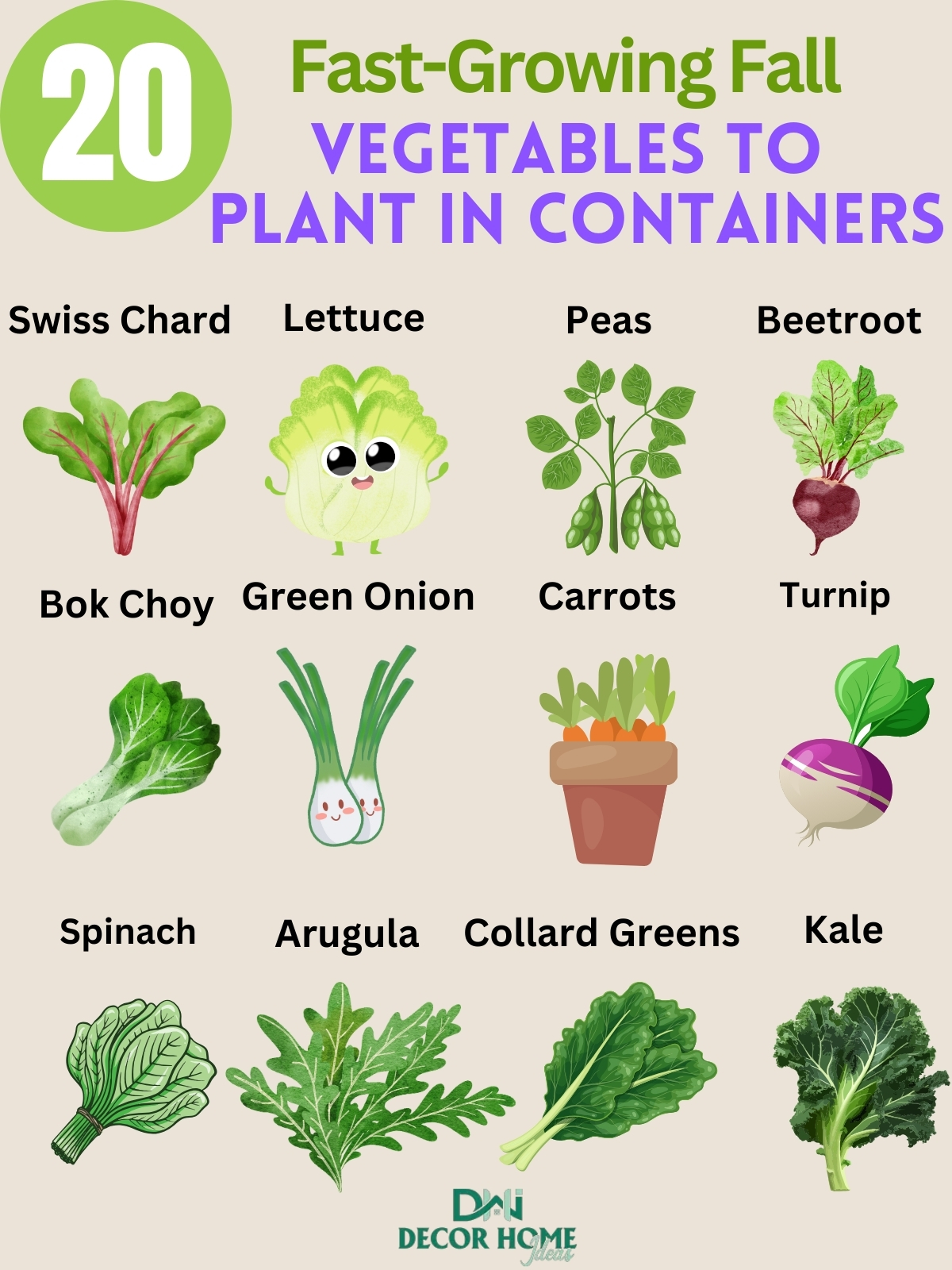 20 Fast Growing Fall Vegetables To Plant In Containers