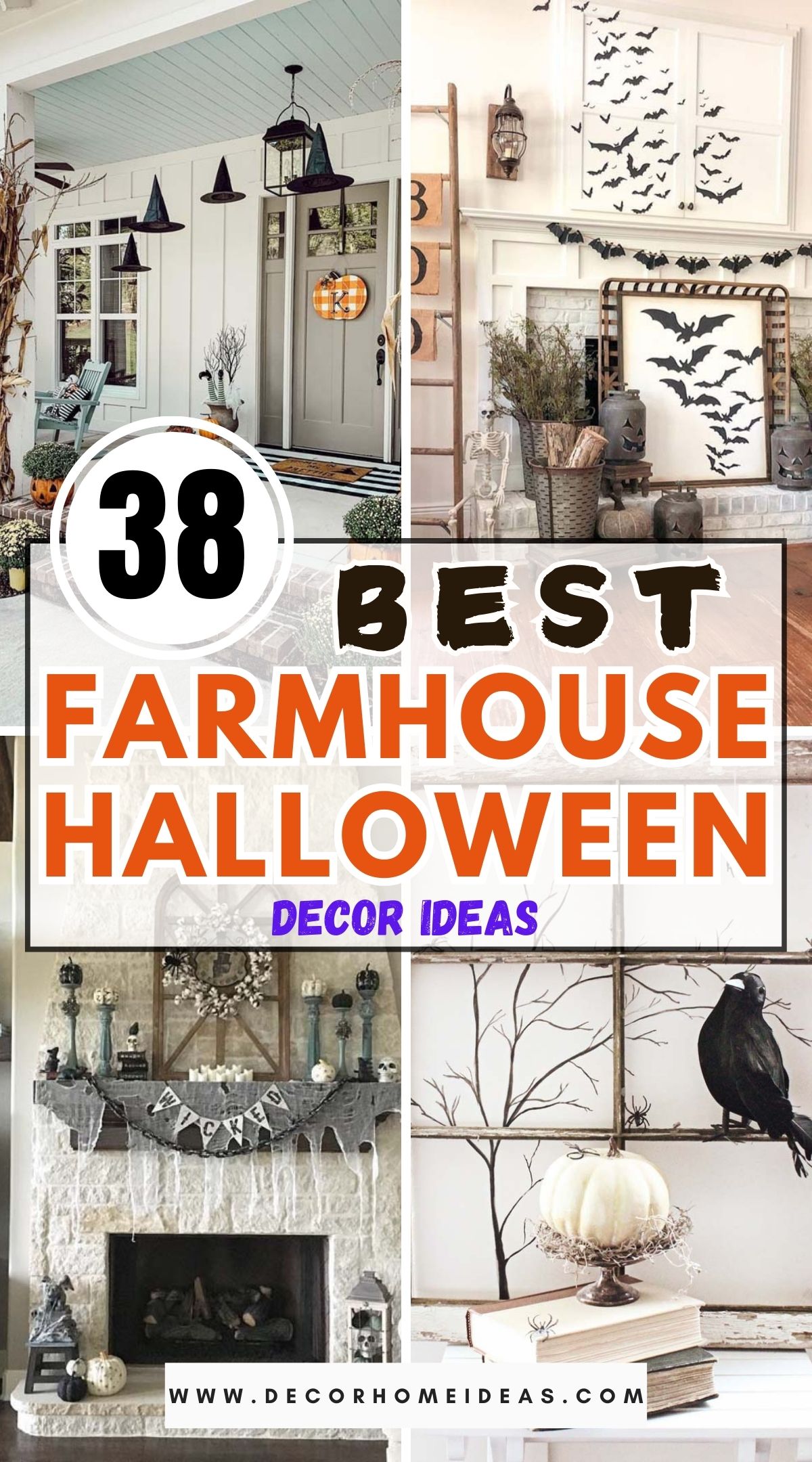 Bring a touch of rustic charm to your Halloween decor with these farmhouse-inspired ideas. From distressed wood signs to vintage pumpkin displays, transform your home into a cozy yet spooky haven. Perfect for adding a warm and welcoming feel to your Halloween festivities. #FarmhouseDecor #HalloweenDecor #RusticHalloween