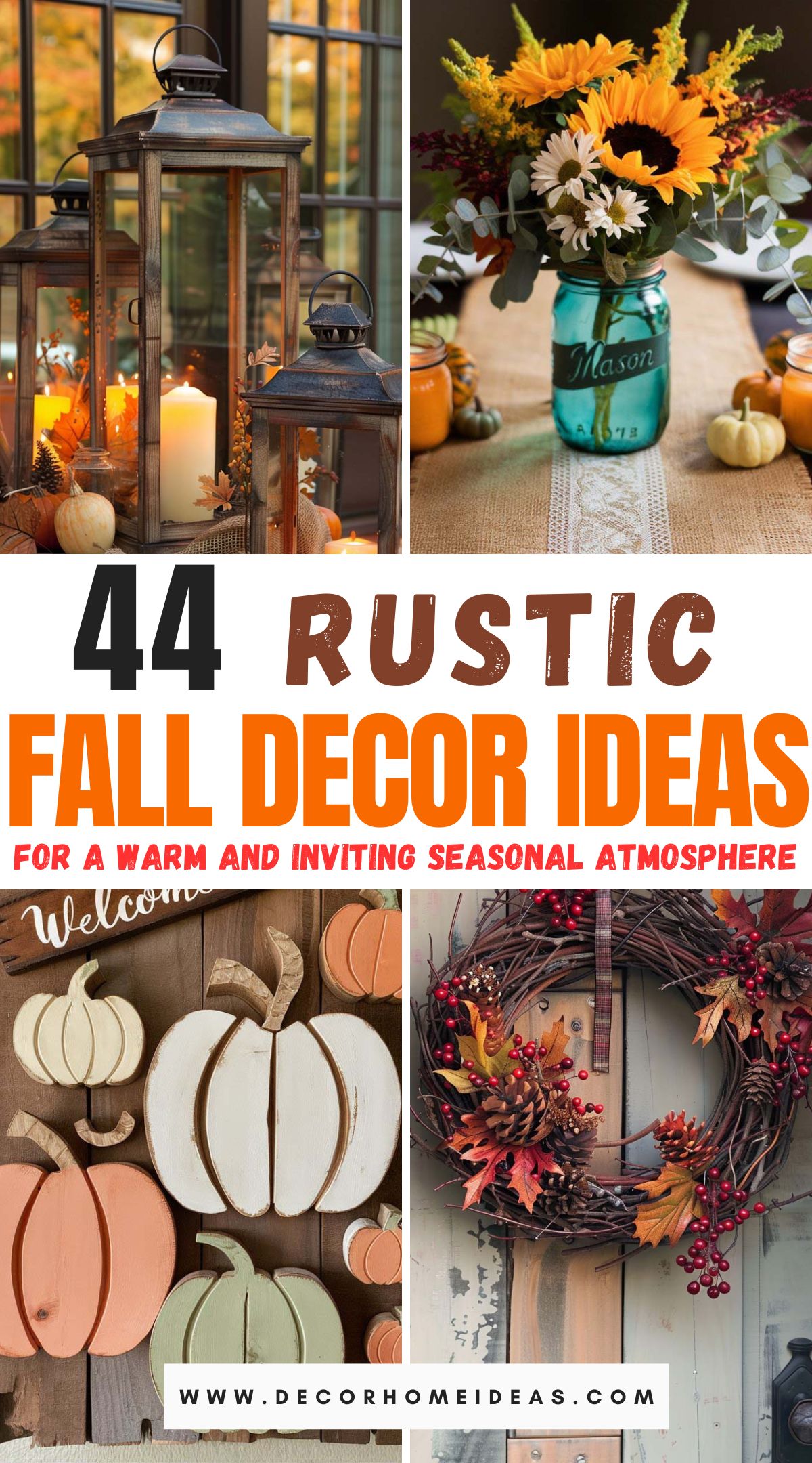best rustic fall decor ideas