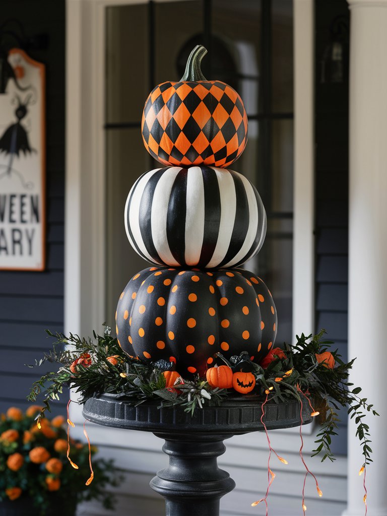 halloween topiary idea