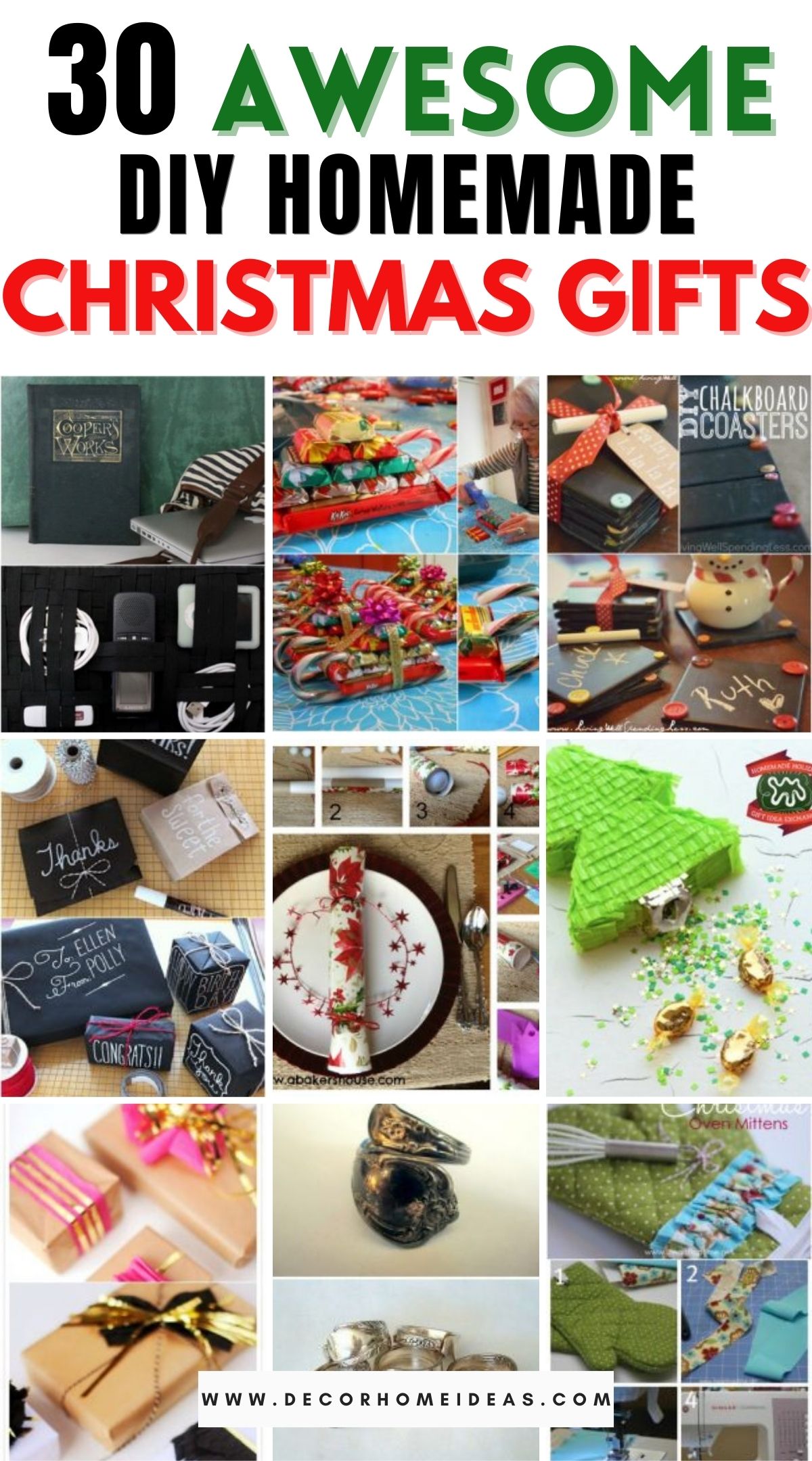 30 Awesome DIY Homemade Christmas Gifts 3