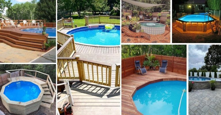 45 Best Above Ground Pools With Deck for 2023 | Decor Home Ideas