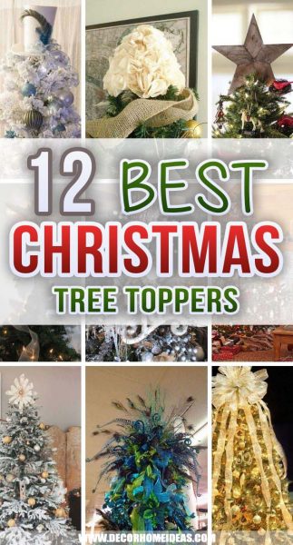 12 Beautifully Unusual Christmas Tree Toppers for 2023 | Decor Home Ideas