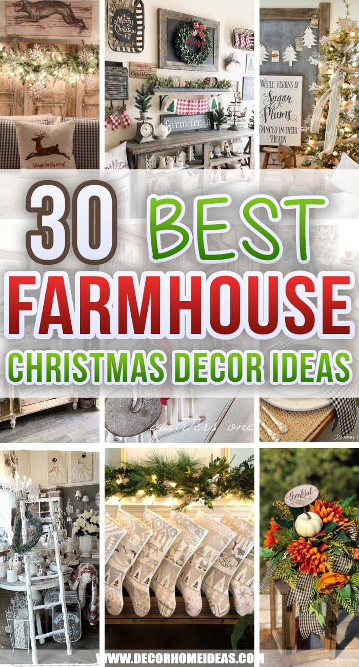 29 Fresh Farmhouse Christmas Decor Ideas For 2022 | Decor Home Ideas