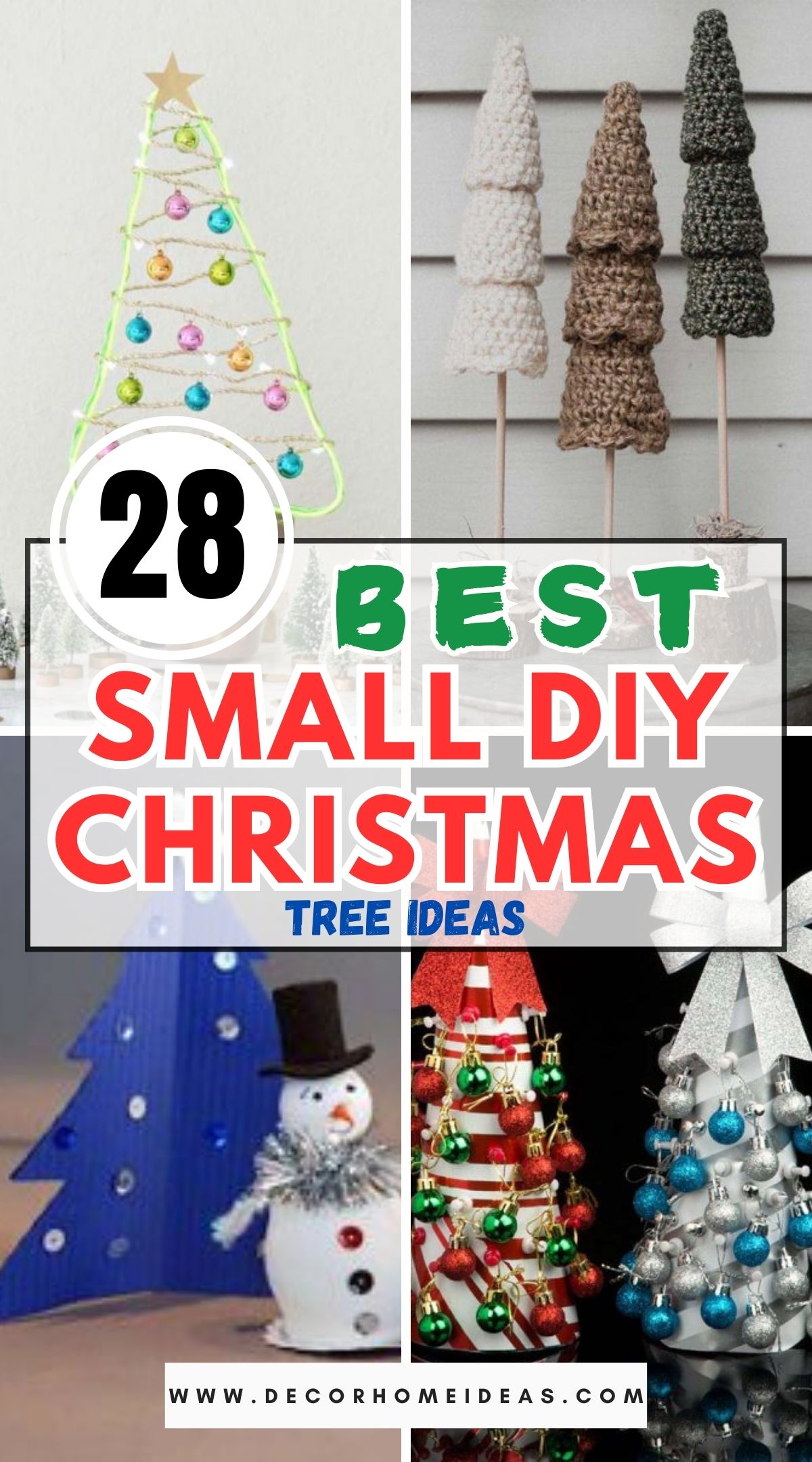 28 Small DIY Christmas Tree Ideas 1