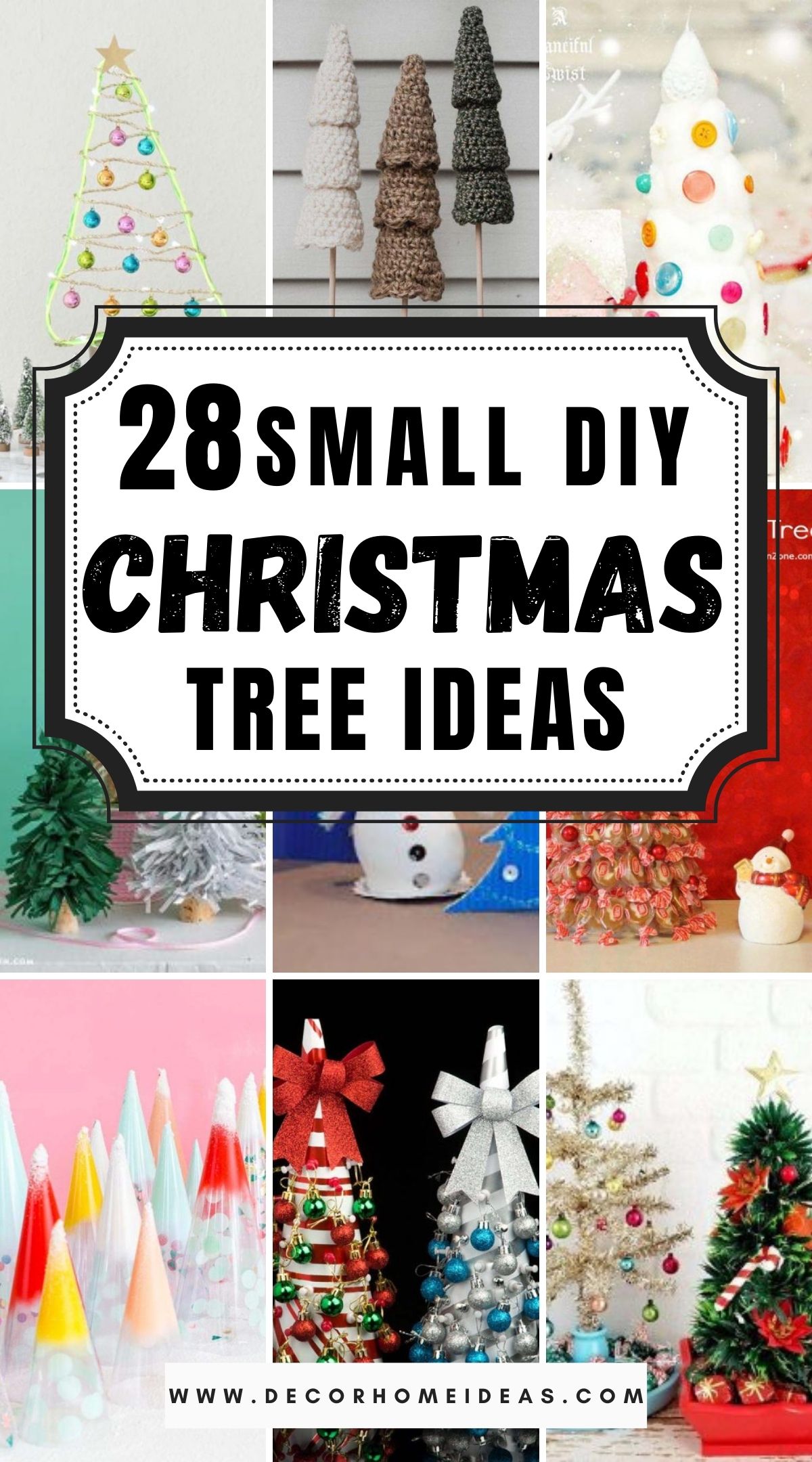 28 Small DIY Christmas Tree Ideas 2