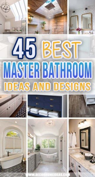 45 Amazing Master Bathroom Ideas and Designs To Inspire Your Next ...