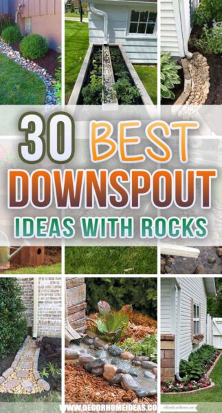 30 Best Downspout Ideas With Rocks To Beautify Your Landscape – Best ...