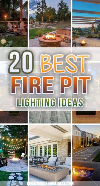 20 Awesome Fire Pit Lighting Ideas To Create An Outdoor Oasis