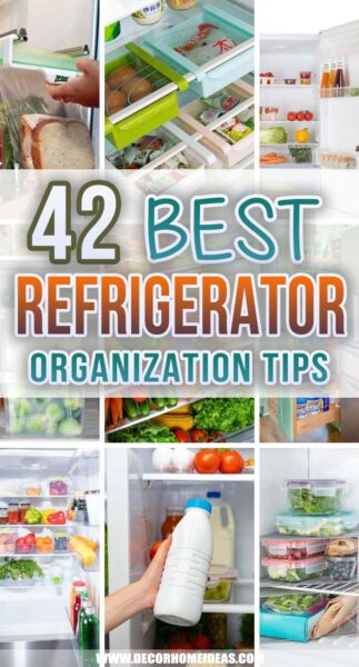 42 Refrigerator Organization Tips & Hacks to Increase Fridge Space Quickly