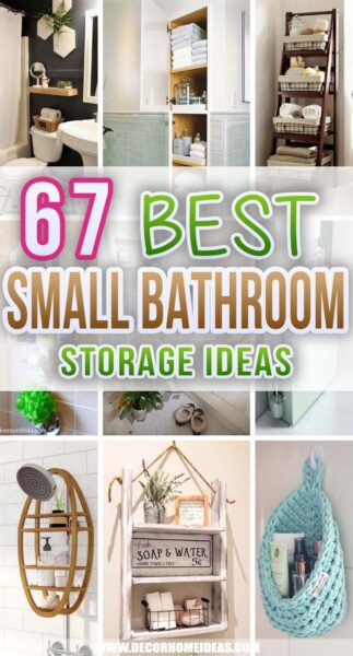 58 Best Small Bathroom Storage Ideas To Keep Everything In Place