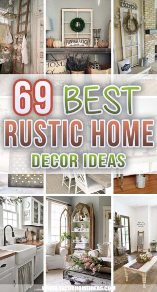 69 Amazing Rustic Home Decor Ideas To Make It Cozier