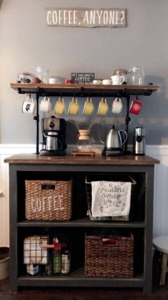 68 Awesome Coffee Bar Ideas and Designs For A Fresh Good Morning