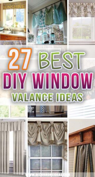 27 Best DIY Window Valance Ideas That Work For Any Room