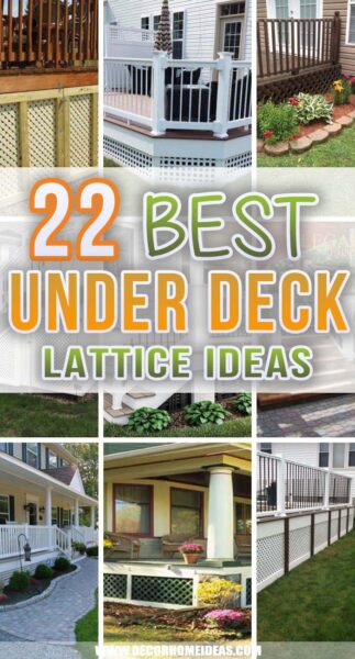 22 Best Under Deck Lattice Ideas For Maximizing Your Unused Outdoor ...