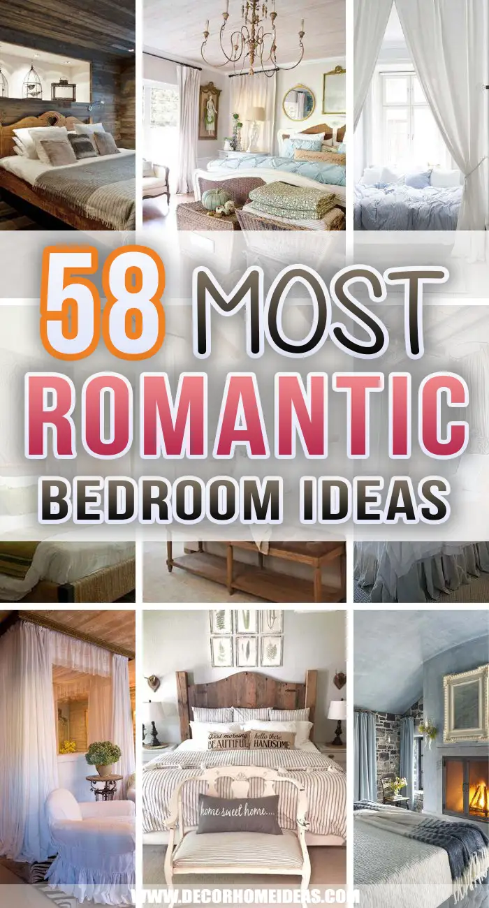 58 Romantic Bedroom Ideas and Decorations