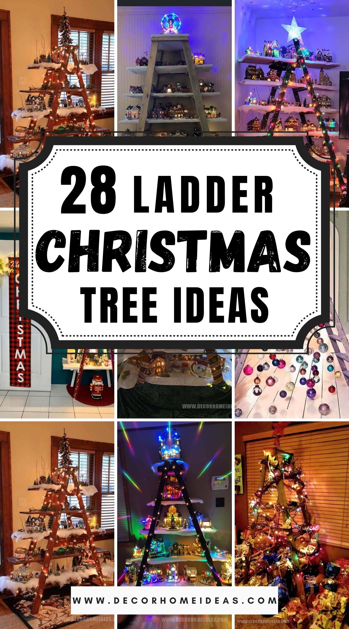 28 Ladder Christmas Tree Ideas 2