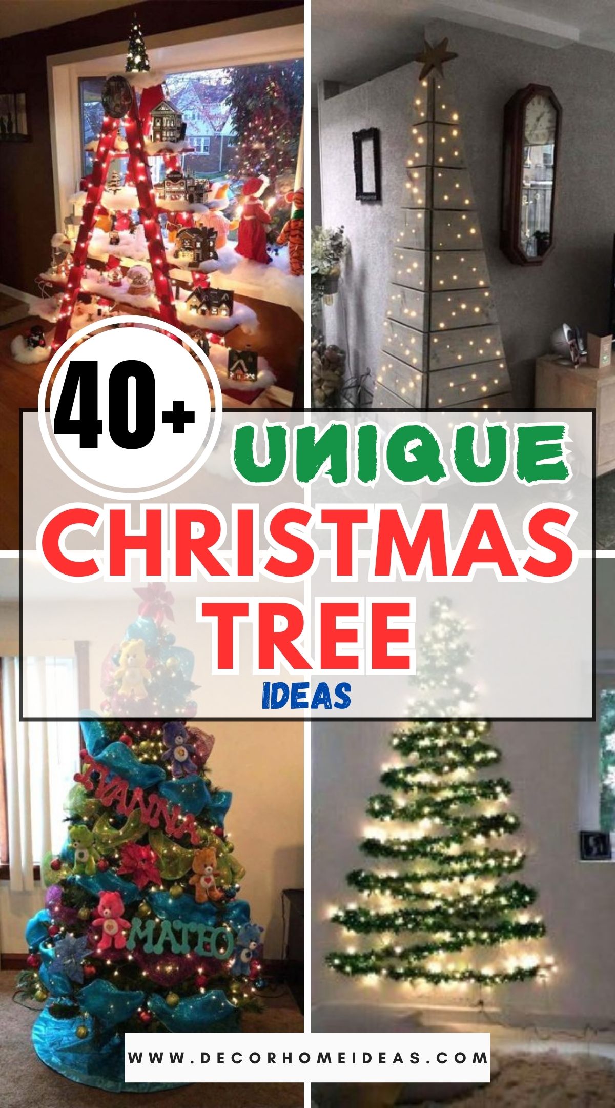 40+ Unique Christmas Trees Ideas 1