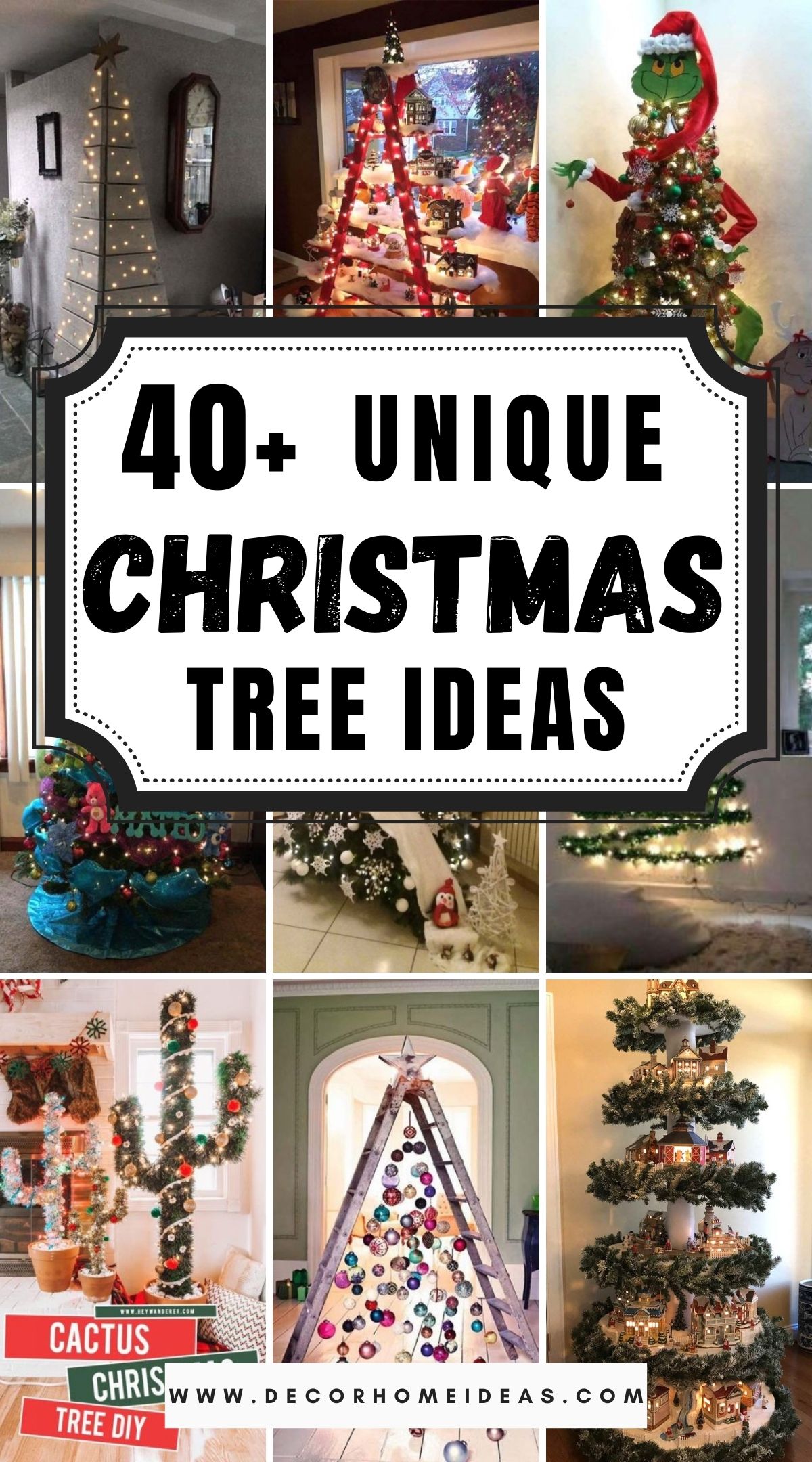 40+ Unique Christmas Trees Ideas 2