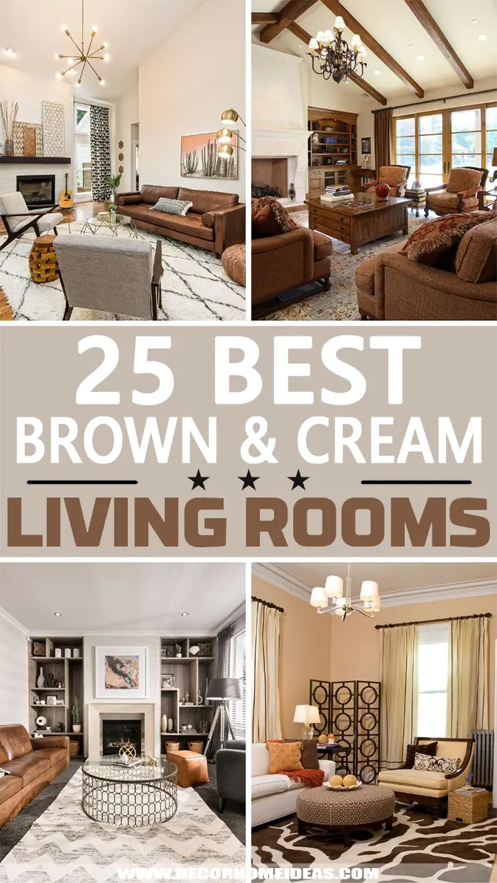25 Trendy Brown and Cream Living Room Ideas To Inspire Your Next Makeover