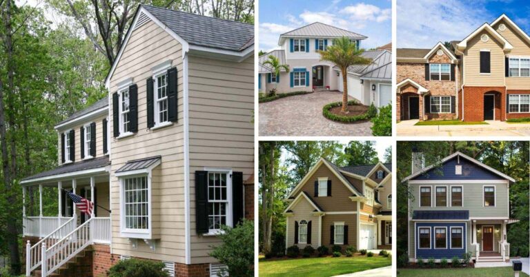 18 Best Tan House Color Schemes That Will Never Go Out Of Style For   Best Tan House Color Schemes 768x402 