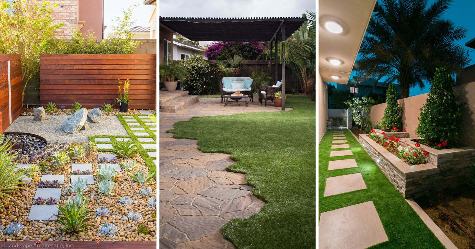 22 Best Artificial Grass and Paving Ideas and Designs
