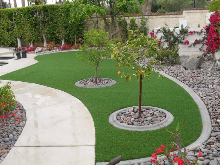 15 Artificial Grass and Rock Landscaping Ideas To Create The Perfect Yard