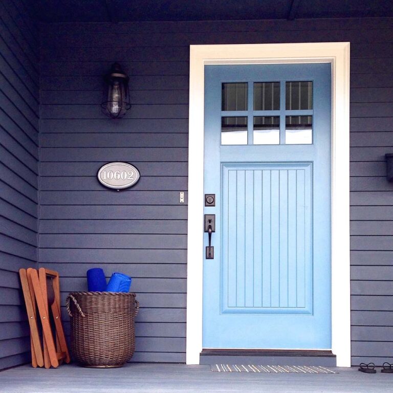 18 Best Blue Front Door Colors ( Trending Hues and Designs )