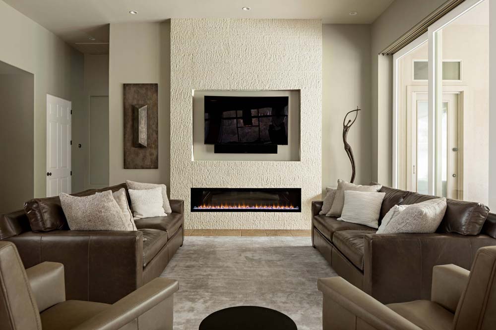 Master the Art of Blending Electric Fireplaces and TVs with These 28 Ideas