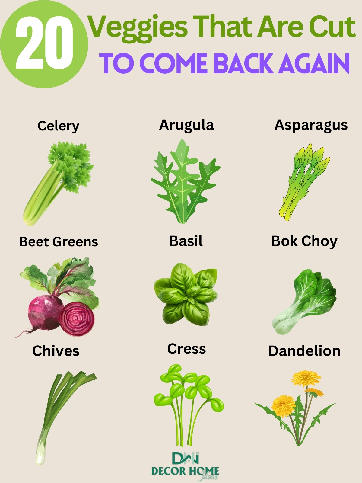 20 Veggies That Are Cut To Come Back Again