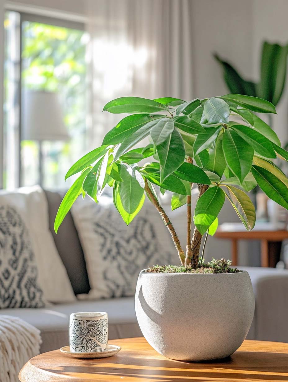 money plant in living room