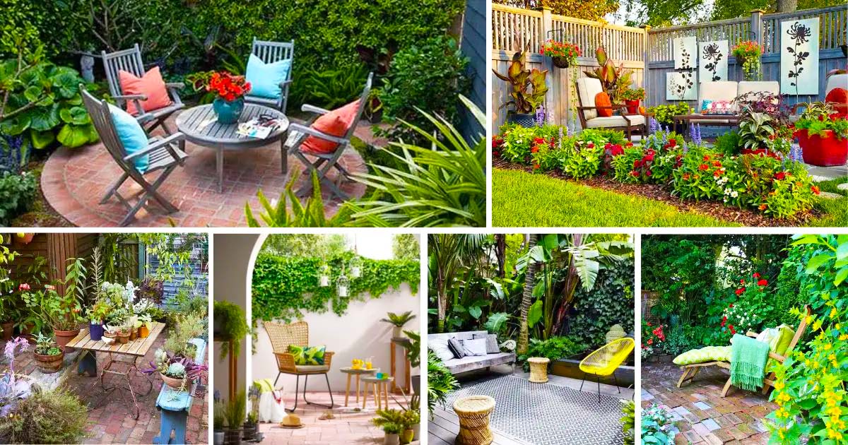 18 Small Patio Garden Ideas That'll Make a Big Splash in Any Space