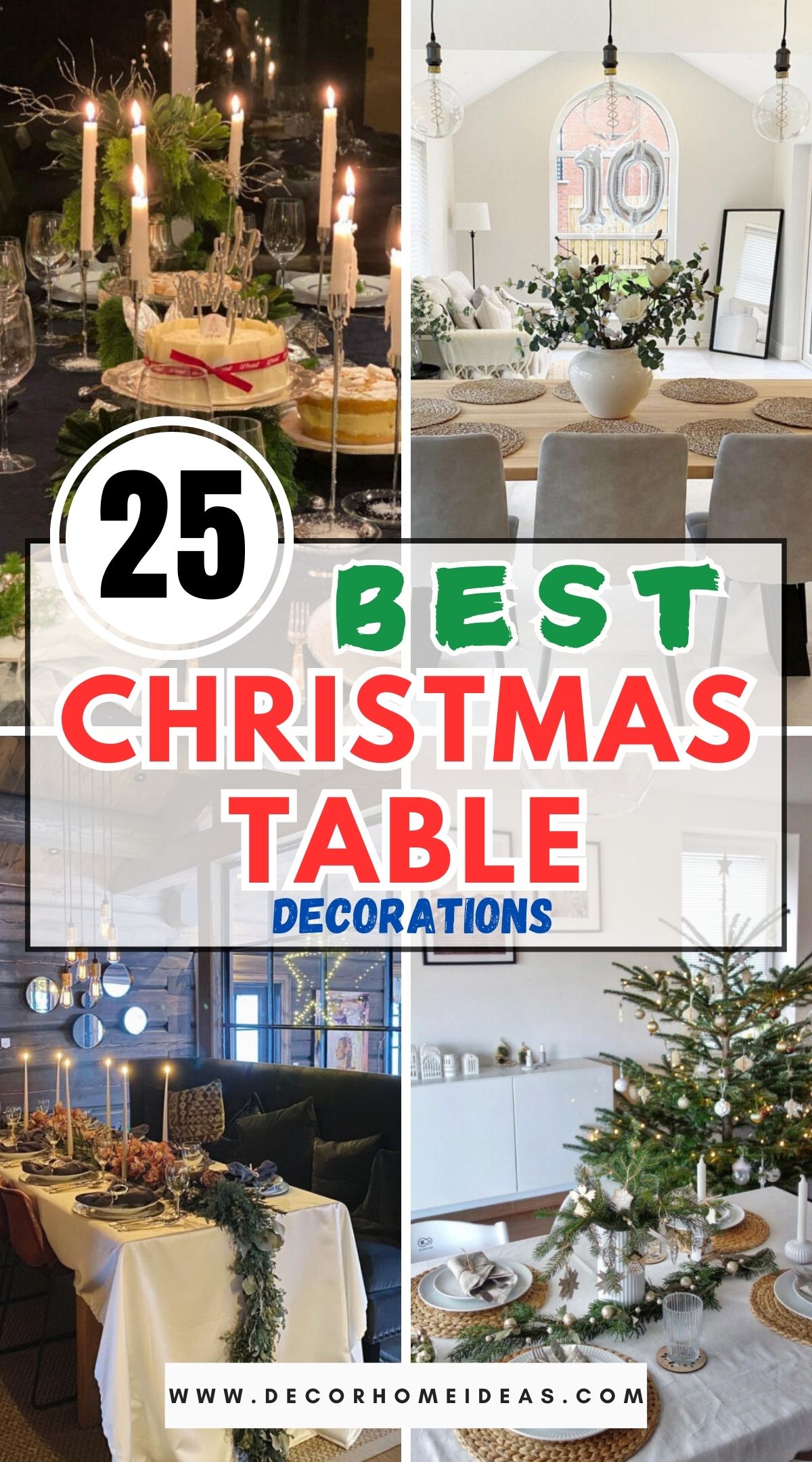 25 Enchanting Christmas Table Decorations 3