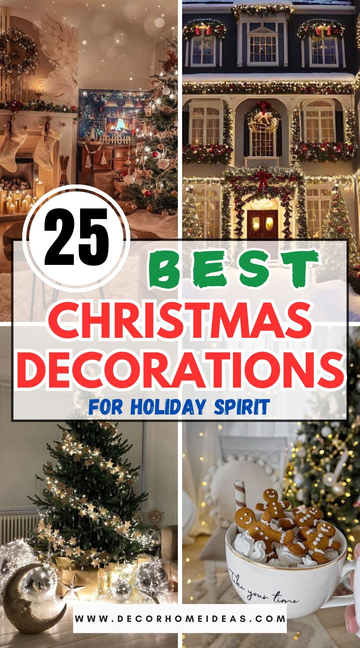 25 Festive Christmas Decorations for Holiday Spirit 1