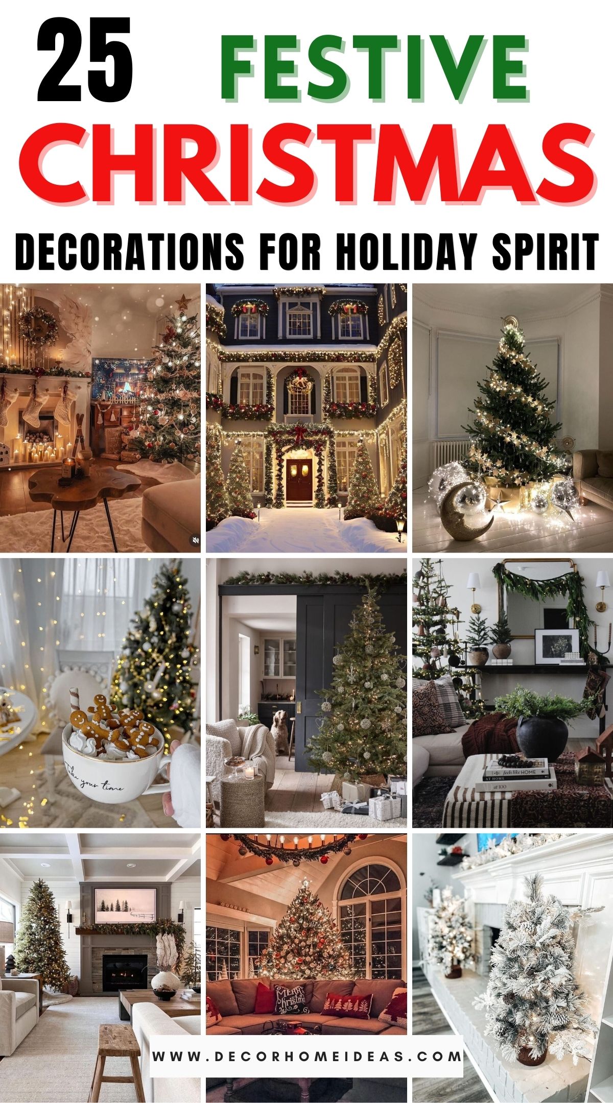 25 Festive Christmas Decorations for Holiday Spirit 3