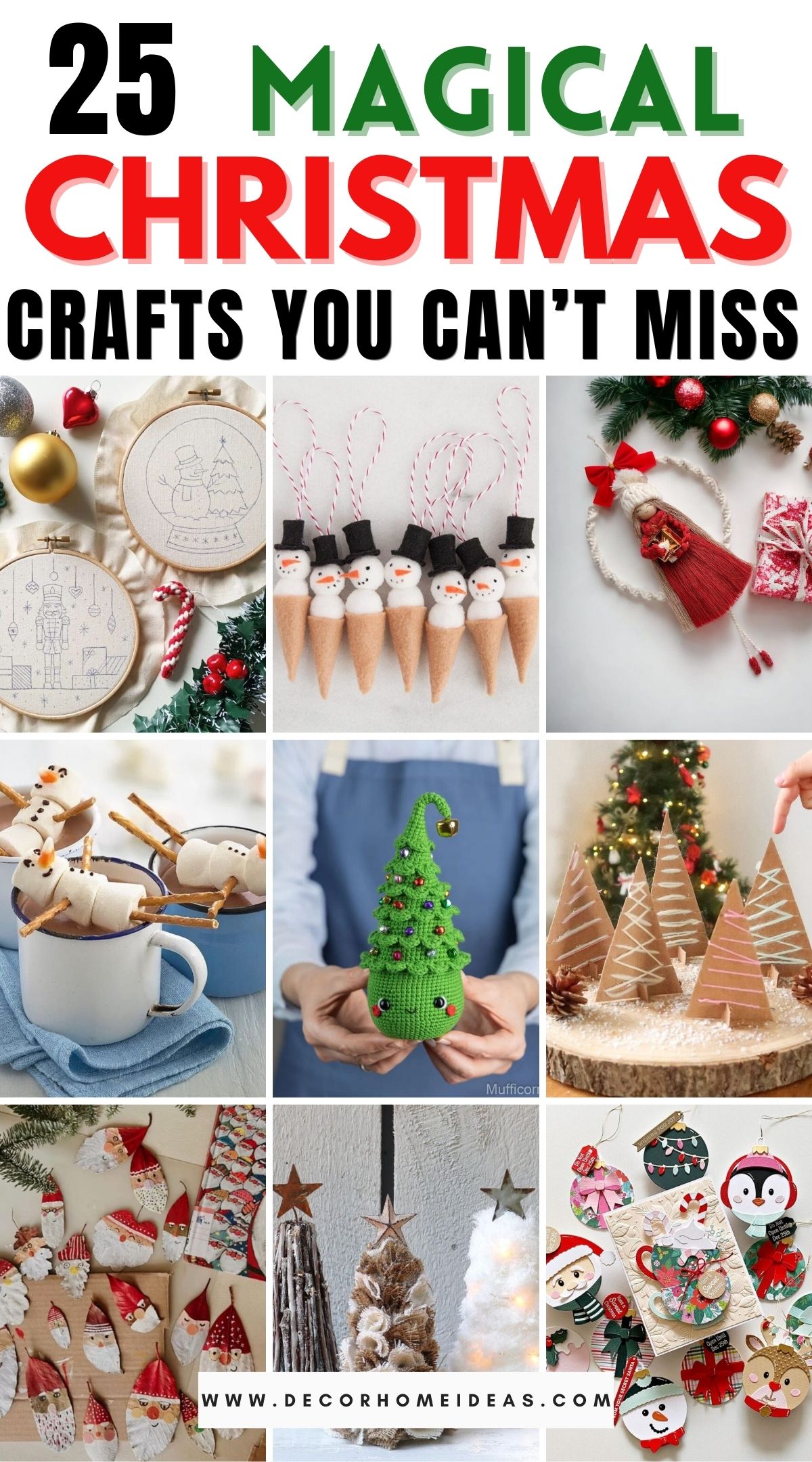 25 Magical Christmas Crafts You Can’t Miss 1