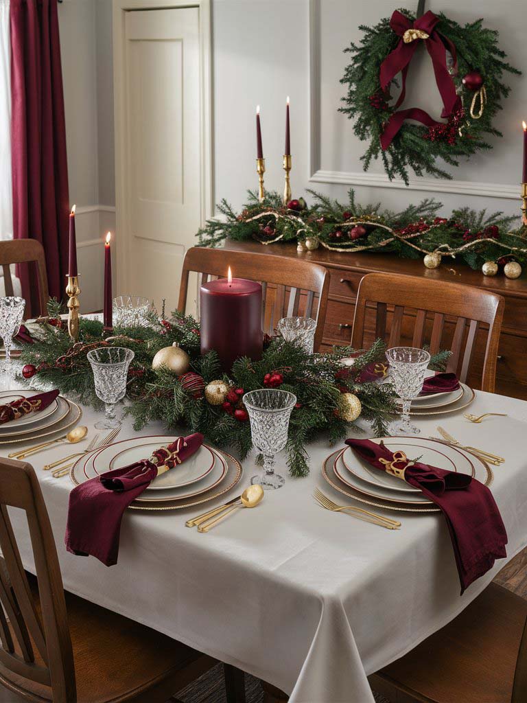 burgundy christmas decor 27