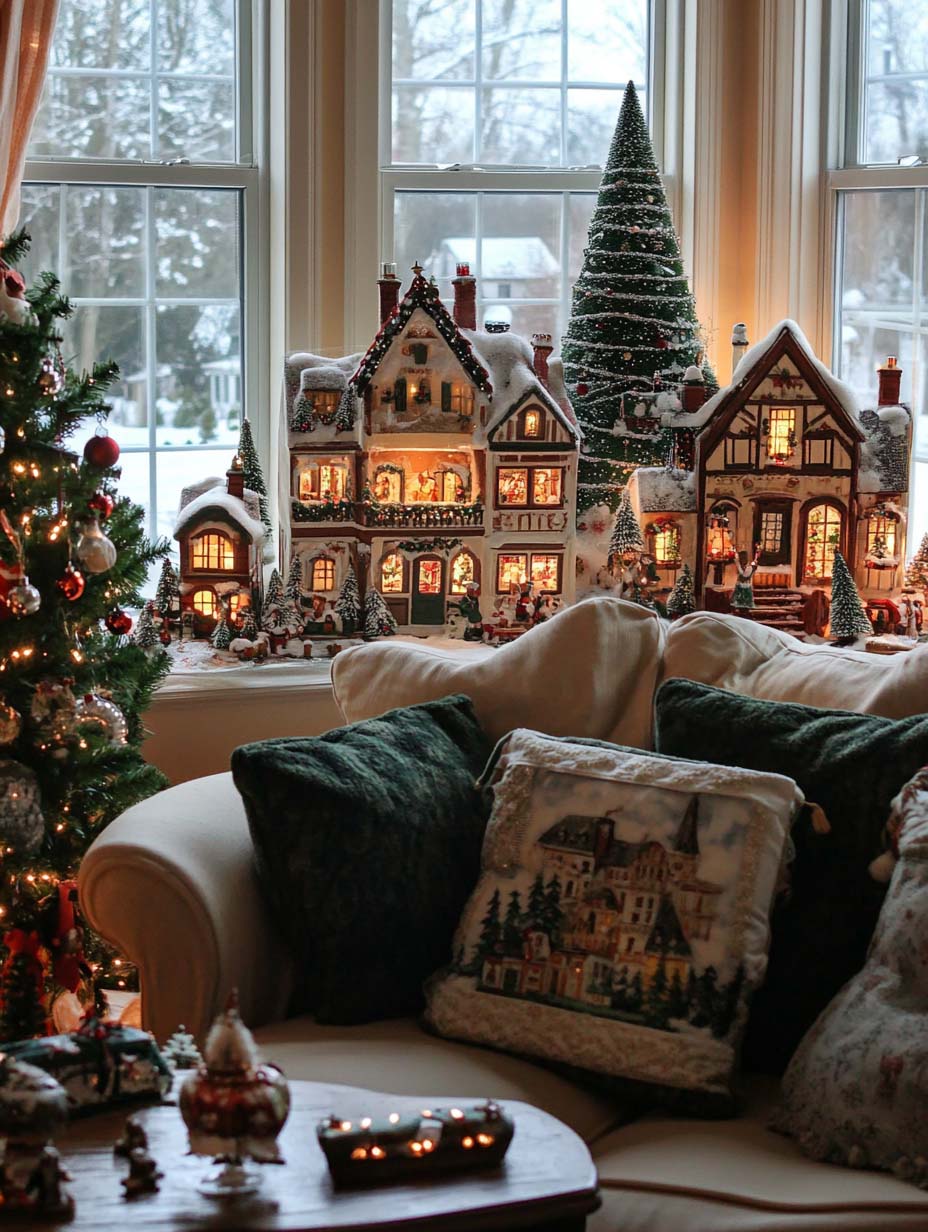 christmas village display ideas 22