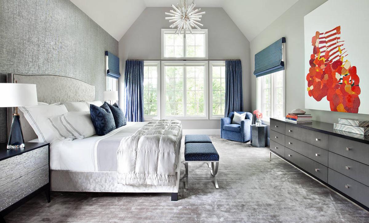 gray bedroom color schemes