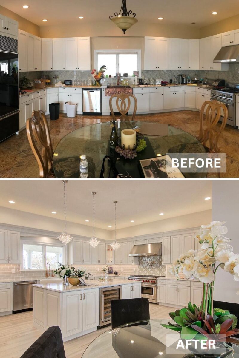 From Outdated To Outstanding These 12 Kitchen Ideas Are Why Everyone S   Outdated Kitchen Renovation 6 800x1200 