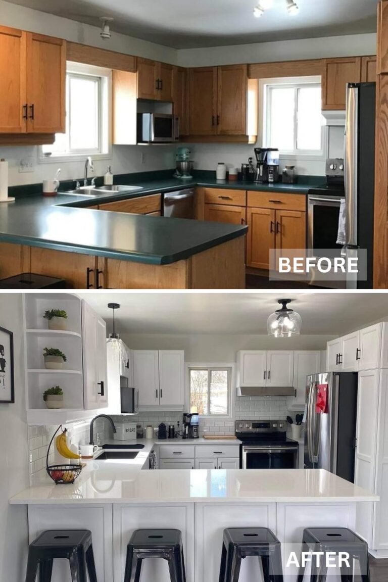 From Outdated To Outstanding These 12 Kitchen Ideas Are Why Everyone S   Outdated Kitchen Renovation 7 768x1152 