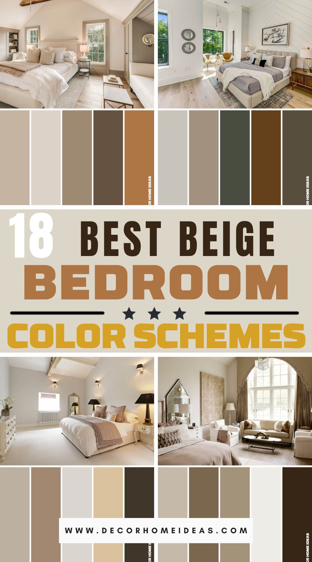 Discover the timeless beauty of beige with these 18 inspiring bedroom color scheme ideas. Dive into the soothing world of beige bliss and create a tranquil and elegant bedroom retreat.