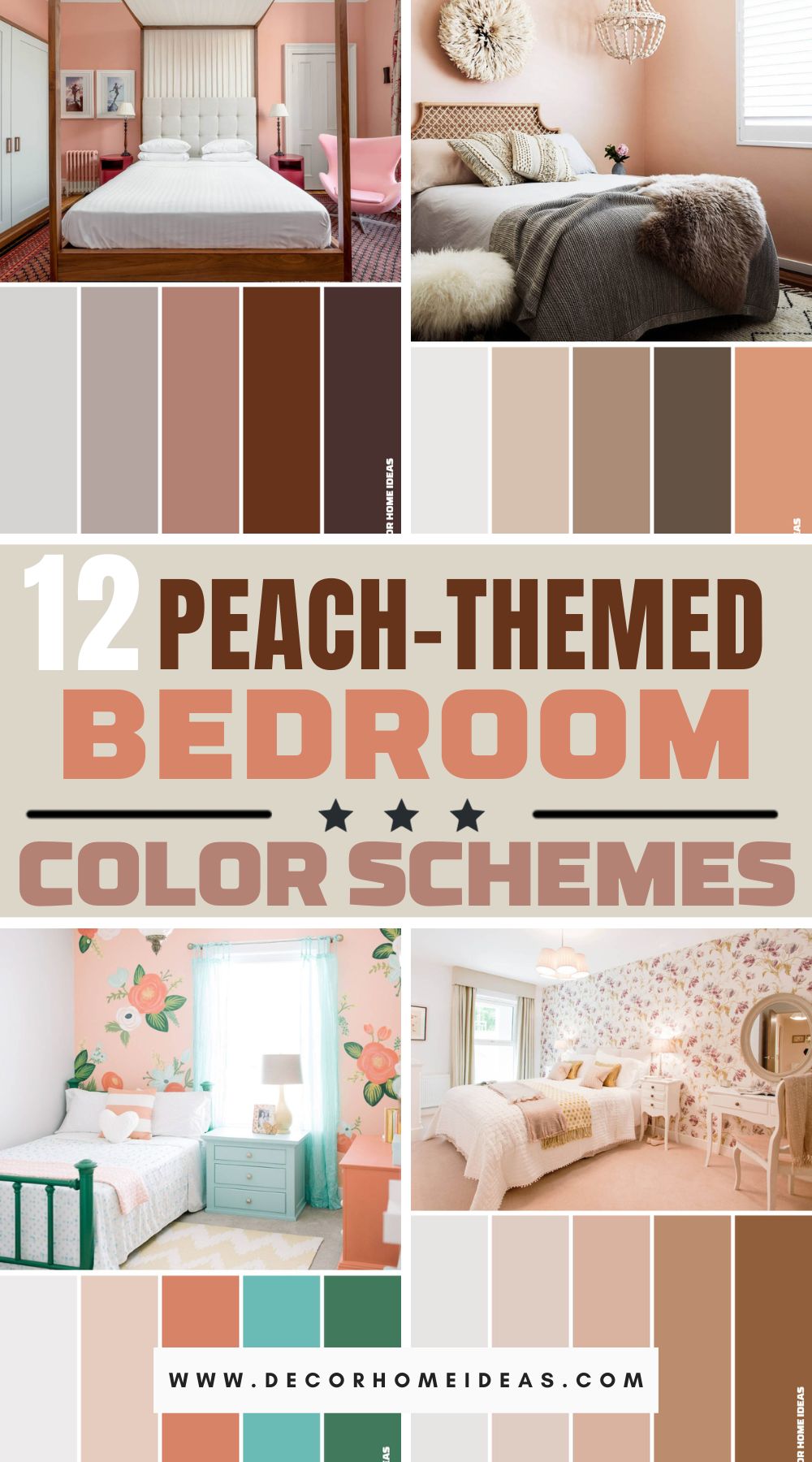 Design your way to cozy and dreamy bedrooms with these 12 best ideas for a peach-themed color scheme. Immerse yourself in the warmth of peachy dreams and create a welcoming and tranquil space.