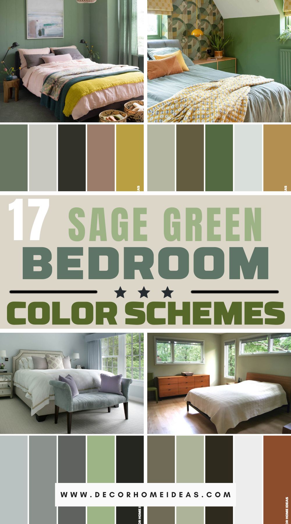 Embrace tranquility and serenity with these 17 sage green bedroom color scheme tones. Dive into the soothing world of sage and create a peaceful and harmonious oasis in your home.