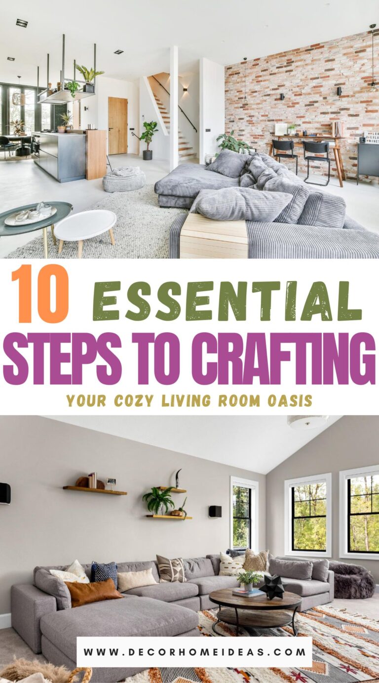 10 Essential Steps to Create a Cozy Living Room Oasis