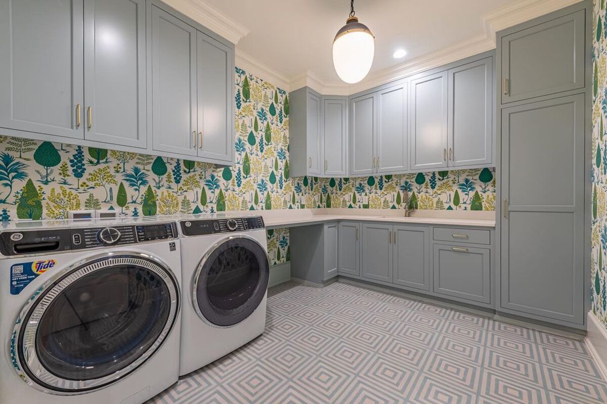 laundry room wallpaper 17